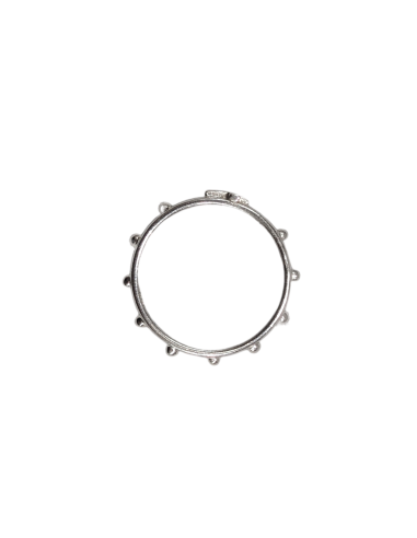 Anello Rosario in argento Preghiere Classiche