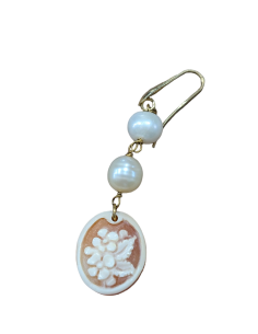 Orecchini Conchiglia e perle in Argento 2
