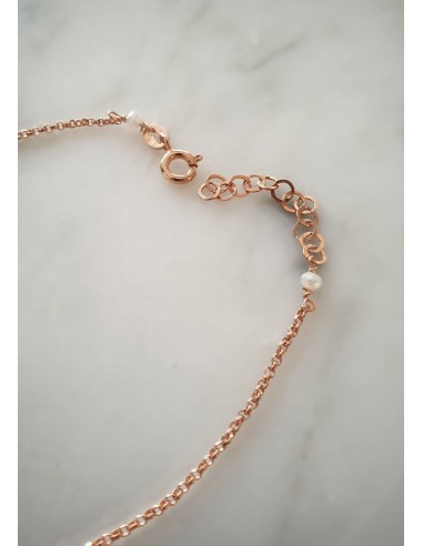 Cavigliera in Argento 925 con elementi Fluo o Rosso  - dorato Rosè