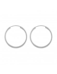 Orecchini Stroili Cerchi Toujours Oro Bianco