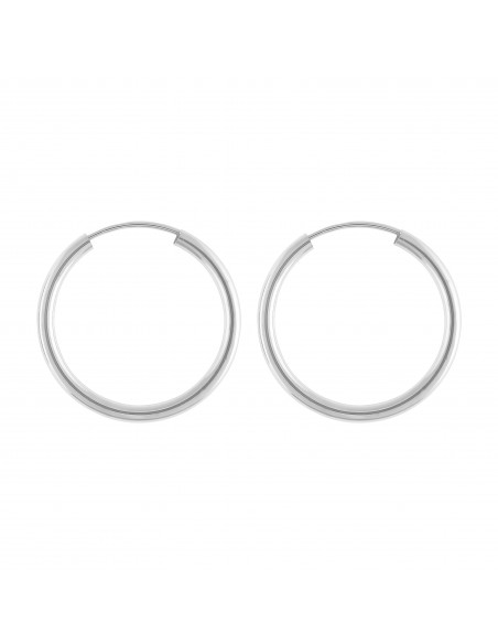 Orecchini Stroili Cerchi Toujours Oro Bianco