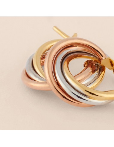 Orecchini  Stroili Cerchi Toujours Oro Tricolore