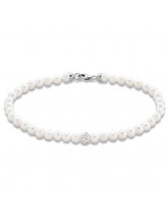 Bracciale Stroili Perle e cristalli in oro Bianco