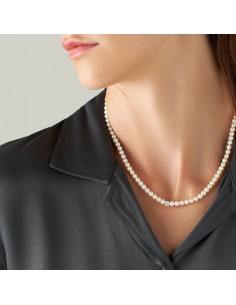 Collana Stroili Perle e cristalli in oro Bianco 2