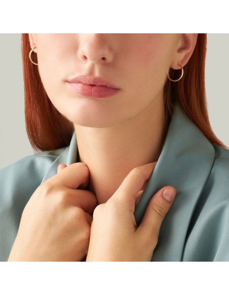 Orecchini Stroili Cerchi Toujours Oro Giallo