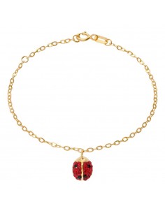 Bracciale Stroili in Oro catenella con Charme Coccinella