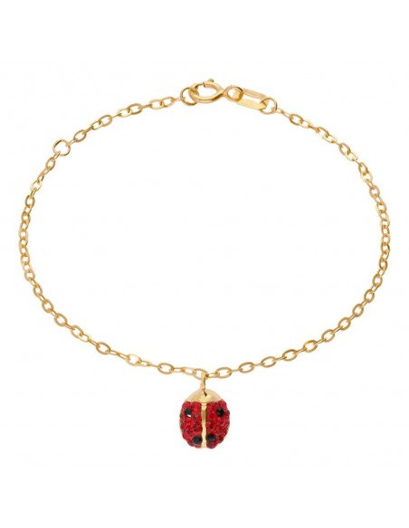 Bracciale Stroili in Oro catenella con Charme Coccinella