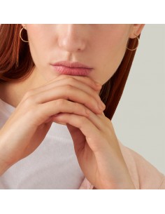 Orecchini Stroili Cerchi Oro Giallo incisi 2