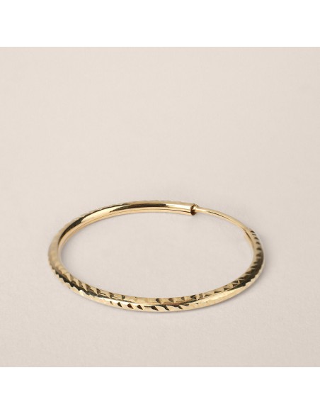 Orecchini Stroili Cerchi Oro Giallo incisi