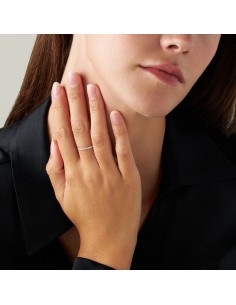 Anello Veretta Stroili in oro bianco e Cubic Zirconia 2