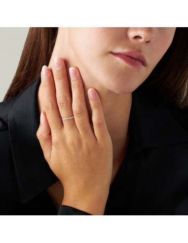 Anello Veretta Stroili in oro bianco e Cubic Zirconia