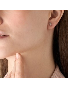 Orecchini Stroili Oro Giallo Perle D'Acqua Dolce Cubic Zirconia 2