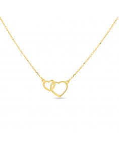 Collana Stroili Oro Giallo Cuori uniti