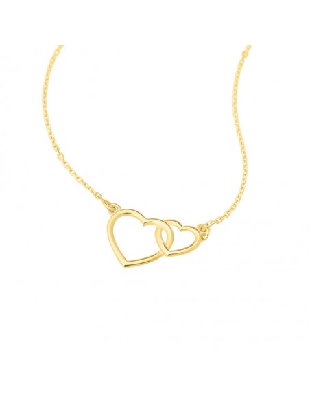 Collana Stroili Oro Giallo Cuori uniti