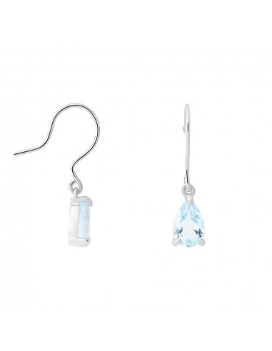 Orecchini Stroili Pendenti Oro Bianco Topazio