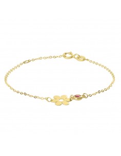 Bracciale Stroili Oro Giallo Fiore cubic Zirconia