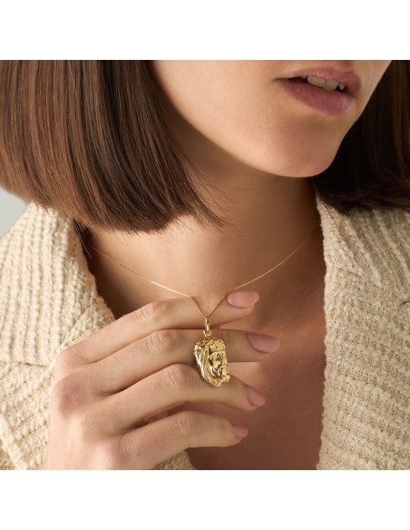 Pendente Stroili Volto Gesù Oro Giallo