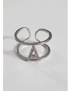 Anello con Iniziale - Zirconi