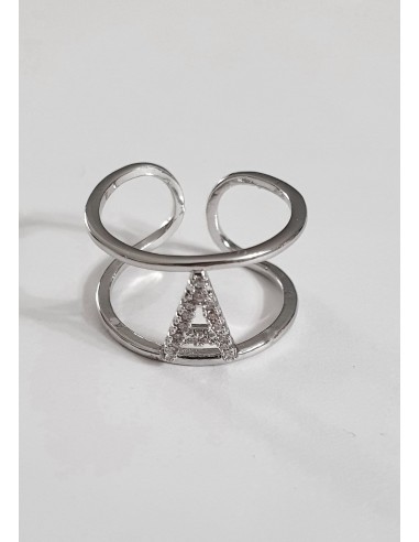 Anello con Iniziale - Zirconi