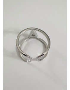 Anello con Iniziale - Zirconi 2