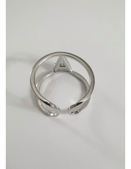 Anello con Iniziale - Zirconi