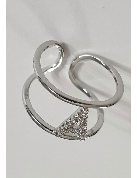 Anello con Iniziale - Zirconi