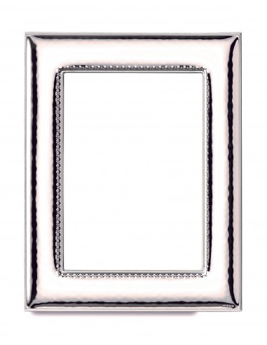 Cornice Sovrani  09X13 Decoro in Argento laminato