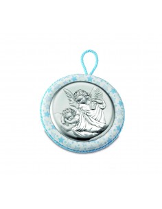 Capoculla in Argento Angelo custode Celeste