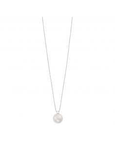 Collana Perla e Diamante in oro Comete