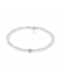 Bracciale in oro Comete perle 4,5/5 mm con sfera centrale in Oro