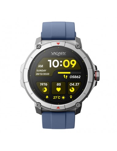 Orologio smartwatch rotondo Vagary Blu