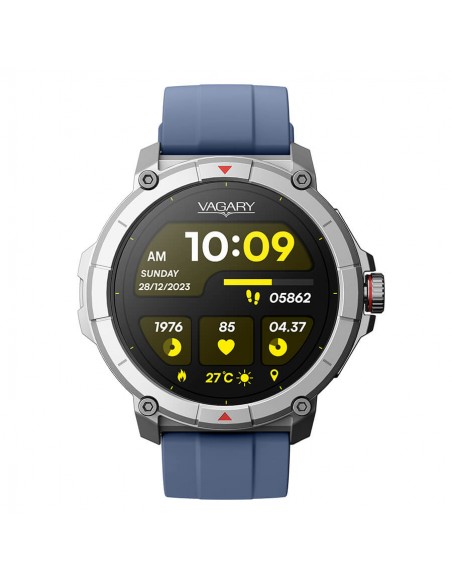 Orologio smartwatch rotondo Vagary Blu