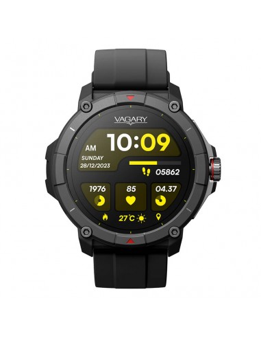 Orologio smartwatch rotondo Vagary Nero