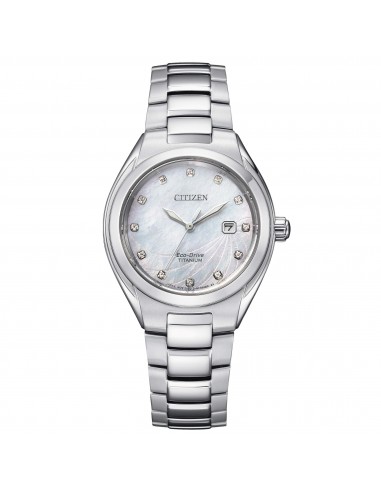 Orologio Citizen Donna 12 Diamanti in Supertitanio EW2611-87D
