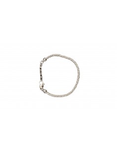 Bracciale maglia Bizantina rivisitata in Argento