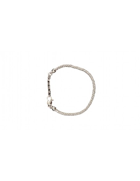 Bracciale maglia Bizantina rivisitata in Argento