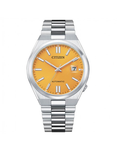 Orologio Citizen Uomo Meccanico quadrante Giallo Tsuyosa Collection vetro Zaffiro