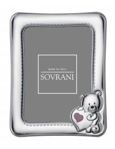 Cornice Sovrani  13X18 Orsetto Cuore bimbi