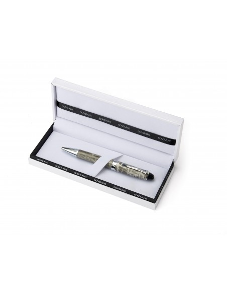 Penna Sovrani rifinita in Argento