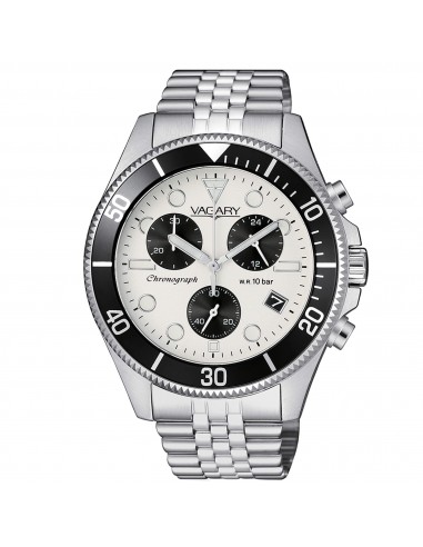 Orologio Vagary Aqua39 Crono acciaio Panda