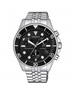 Orologio Vagary Aqua39 Crono acciaio Panda 2