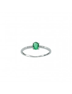 Anello Miluna in Oro Smeraldo e Diamanti - lid3049x