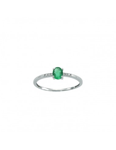 Anello Miluna in Oro Smeraldo e Diamanti - lid3049x