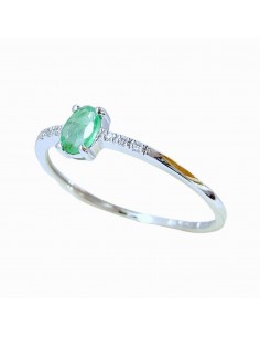 Anello Miluna in Oro Smeraldo e Diamanti - lid3049x 2