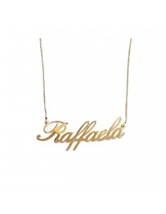 Collana in Argento bagnato in oro Rosè Nome Personalizzato