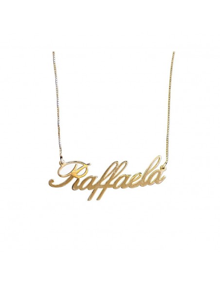 Collana in Argento bagnato in oro Rosè Nome Personalizzato