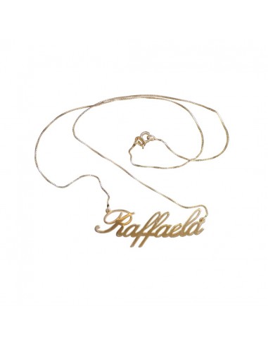 Collana in Argento bagnato in oro Rosè Nome Personalizzato